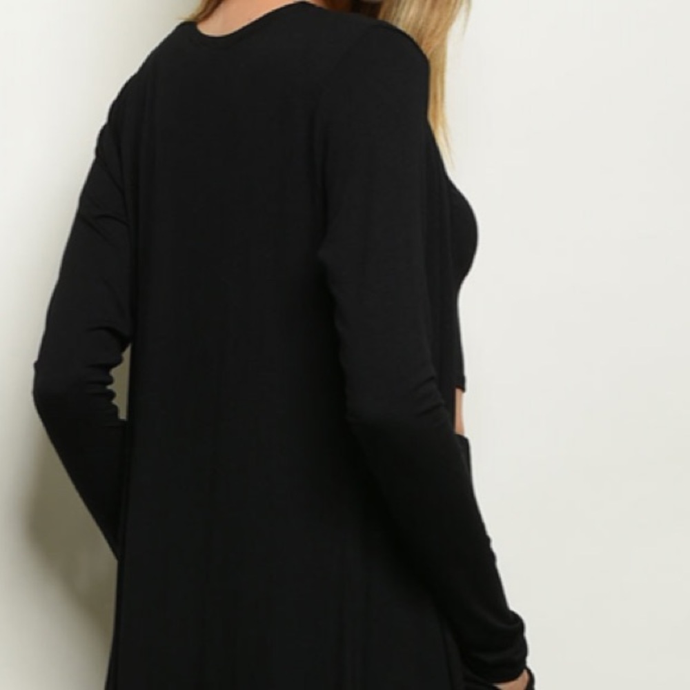 //RESTOCKED//BLACK PANTS CARDIGAN SET - Picture 6 of 6